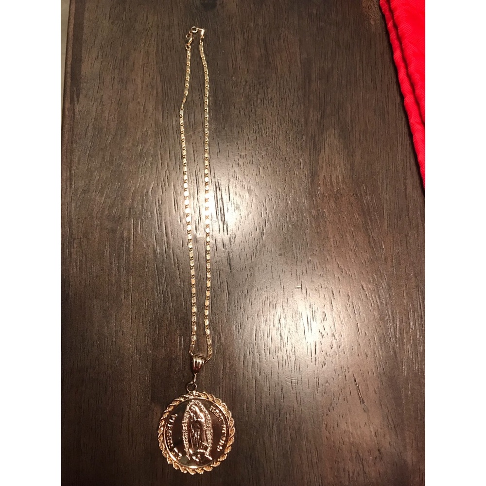 Saint necklace.